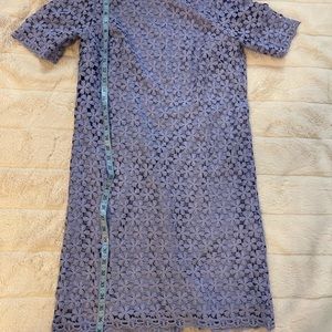 Tahari womens lace lilac purple spring Easter dress 6 S